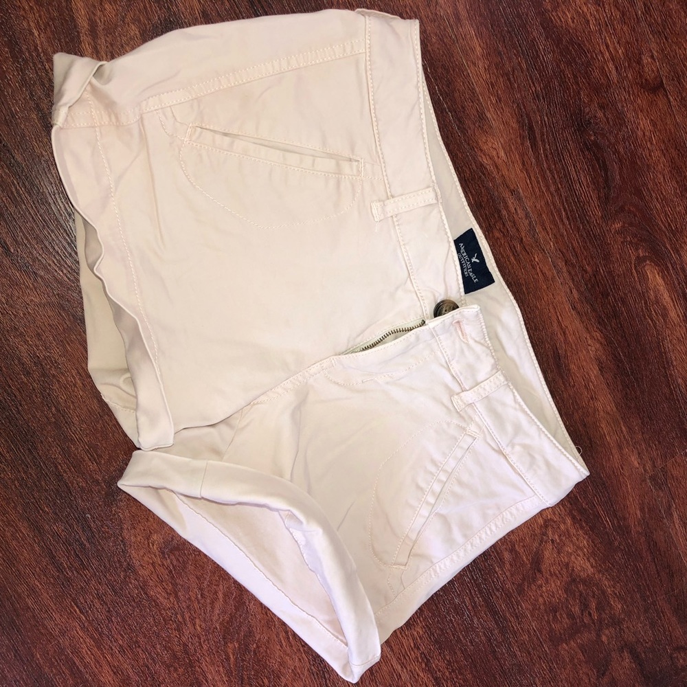 AEO light pink stretchy shorts
